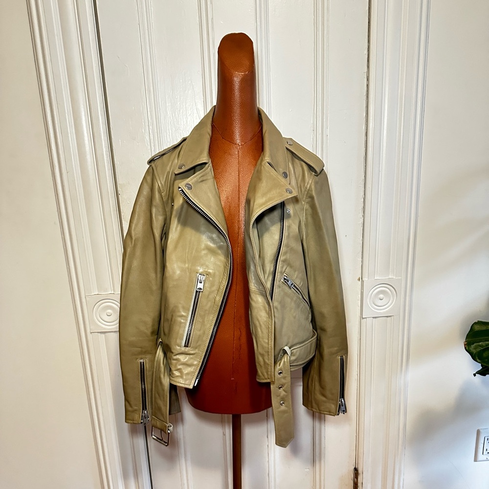 ALL SAINTS Leather Biker Jacket